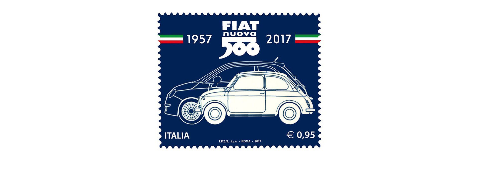 У Турині була представлена пам’ятна марка, яка присвячена FIAT 500